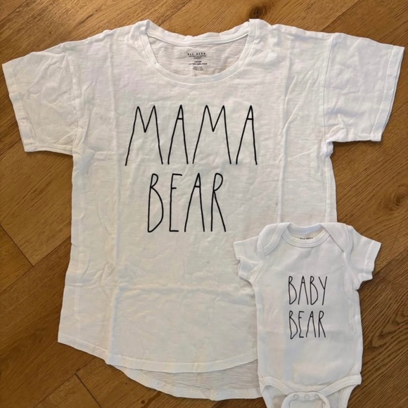 Rae Dunn Other - Rae Dunn Mama Bear Baby Bear shirt and onesie